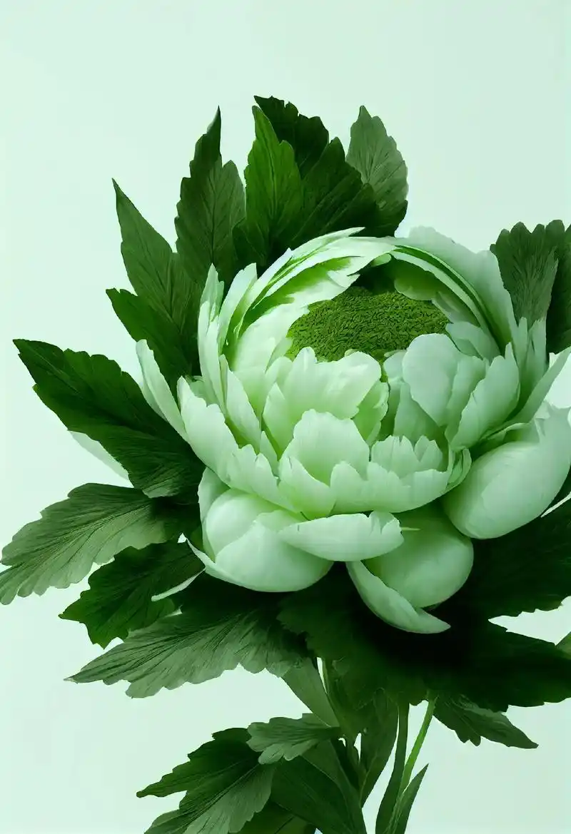 牡丹 欧碧是一种浅绿色的牡丹花,宋代陆游在《天彭牡丹谱》当 - 抖音