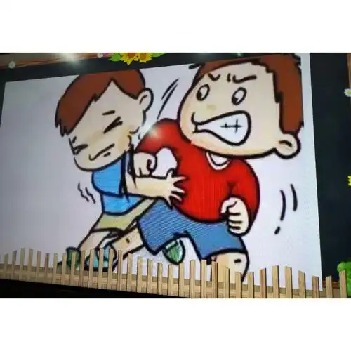 其它 向不文明行为说"不" 写美篇图画中的小朋友们在做什么?