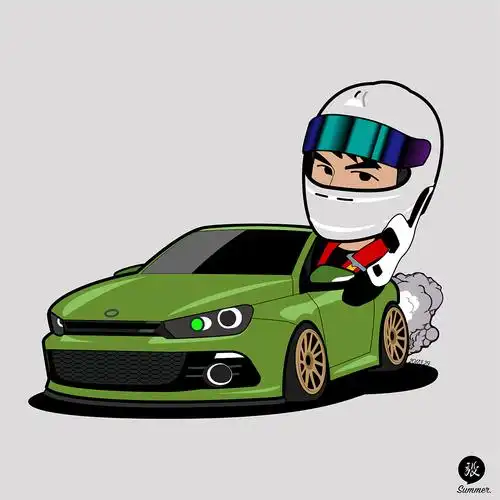 改装车插画·汽车插画/auto illustration