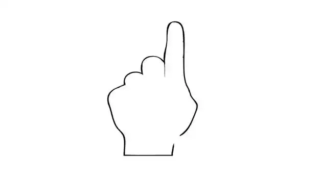 手指简笔画怎么画手指简笔画图片