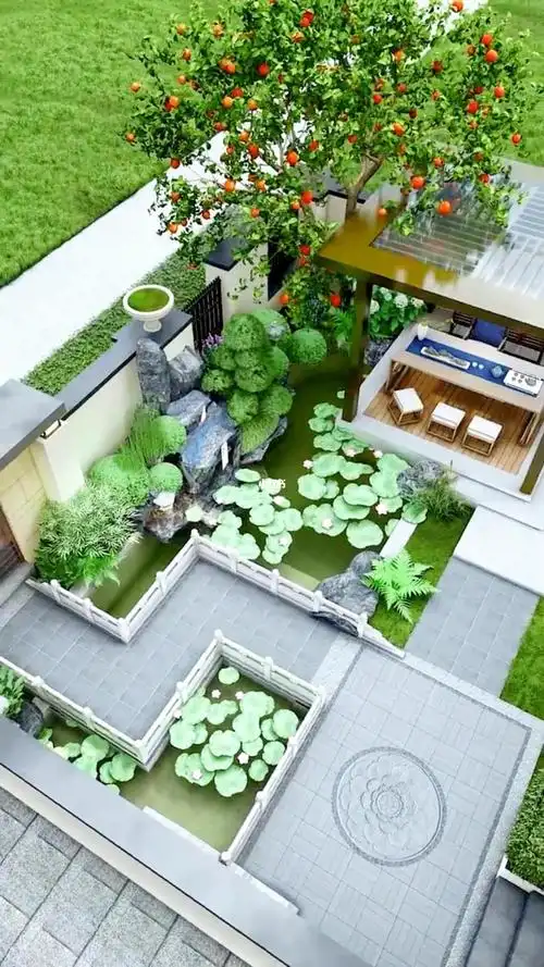 清镇花园设计清镇园林景观改造清镇别墅花园花园设计效果图