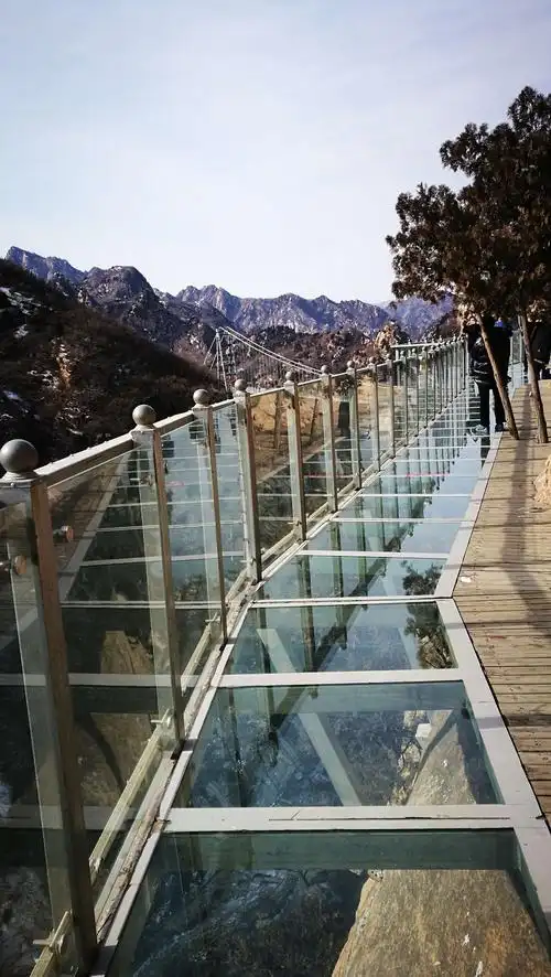 密云清凉谷,走玻璃栈道,看大峡谷冰瀑