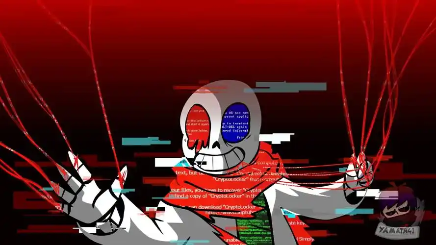 【undertale 动画】error sans vs a fatal error has occured