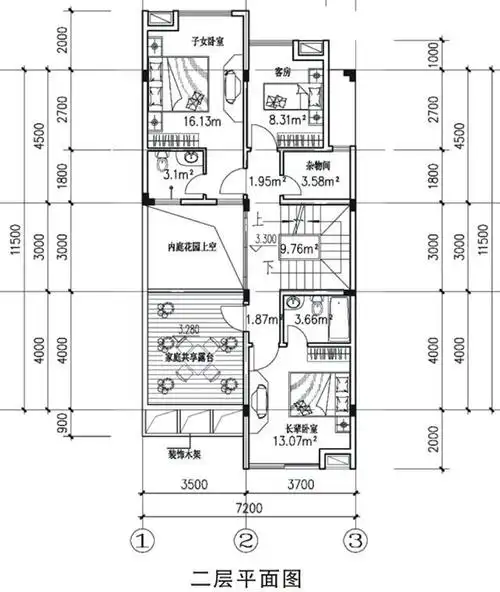 7米面宽农村自建房户型2套中式典雅现代时尚选哪个