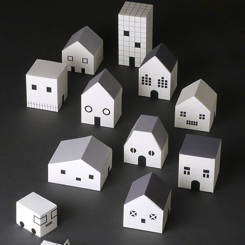 特价diy小屋手工制作拼装房子模型纸