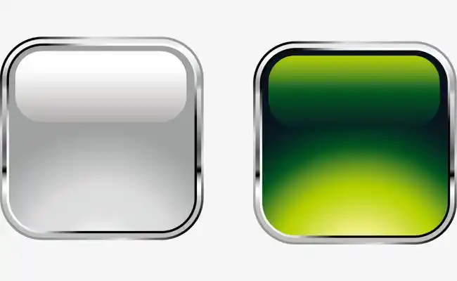 方形立体按钮矢量复古按钮图片免抠png素材免费下载,图片编号2658924