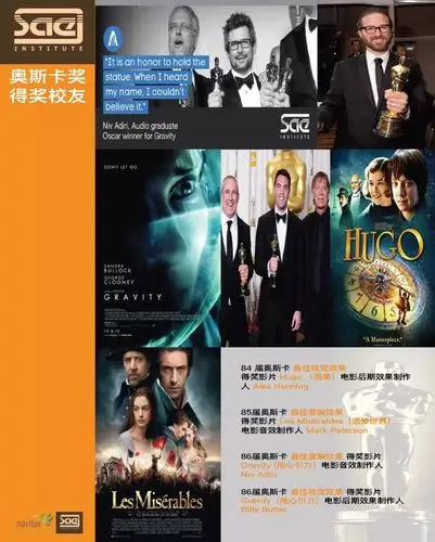 美,艾美奖等传媒领域专业奖项得主往届毕业生参与制作变形金刚,指环王