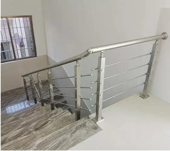 金日盛楼梯护栏楼梯扶手护栏不锈钢楼梯扶手立柱室内外自装楼梯方管