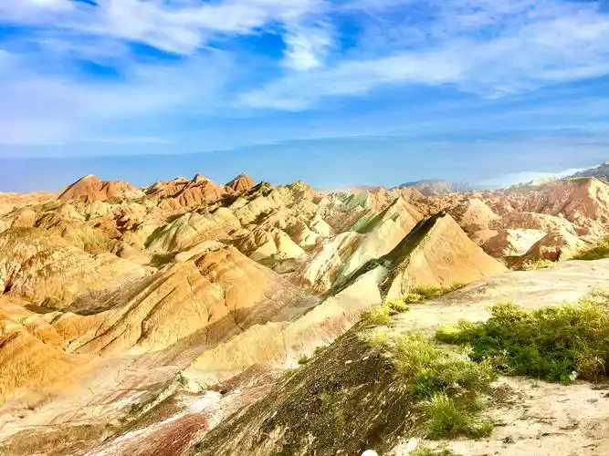 甘肃青海之旅(3 )张掖七彩丹霞地貌景观游