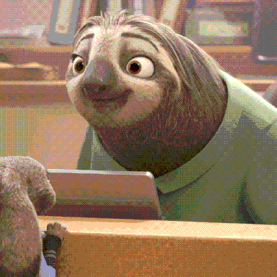 疯狂动物城 树懒 闪电 慢动作 迪士尼 zootopia