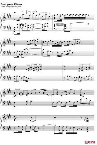 年轮说钢琴谱杨丞琳荼蘼片头曲