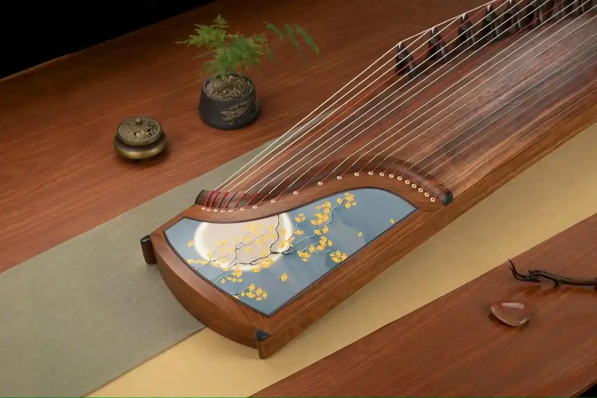 唐响古筝 蔓枝.主材选用阔叶黄檀木,木材有光泽,坚硬,弯曲强 - 抖音