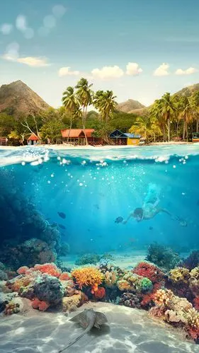 海洋创意h5背景