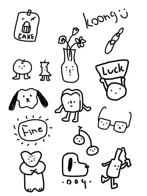 插画  #我是原创插画师  #我的随手画  #logo设计  #笔记灵感  #简笔