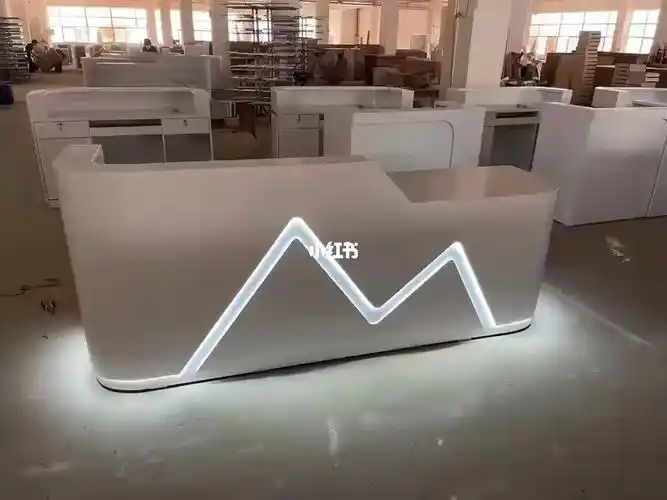 专业定制吧台收银台展柜中岛柜异形收银台