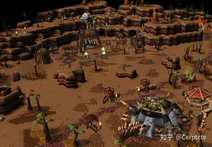 0前置任务中,萨鲁法尔就是在这座地洞前集结军队,北上进攻灰谷.