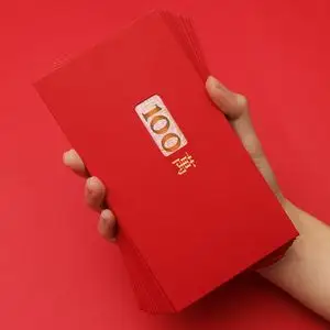 创意网红镂空壹佰一百100万元个性红包春节过新年利是封压岁包