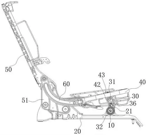 cn110962707a_座椅靠背的调节结构在审