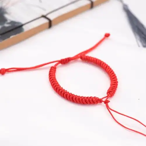 红绳编织手链简约民族风