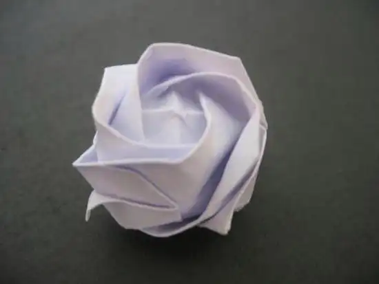 创作发明自制纸艺玫瑰花简单折纸方法手工折纸玫瑰花p川崎玫瑰一种