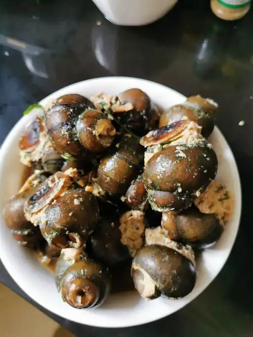 烧饭派的习作(莴笋叶菜饭,和田螺塞肉)