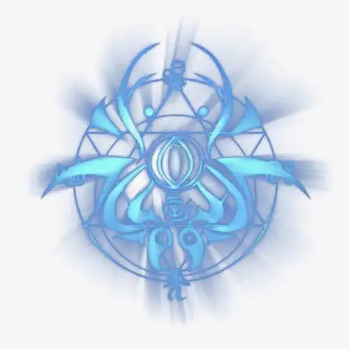 酷炫魔法蓝色免抠素材免费下载_觅元素51yuansu.com