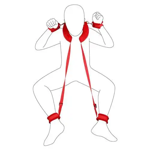 sm分腿带调教调情玩具体位固定成人情趣用品捆绑束缚带枕头性用品