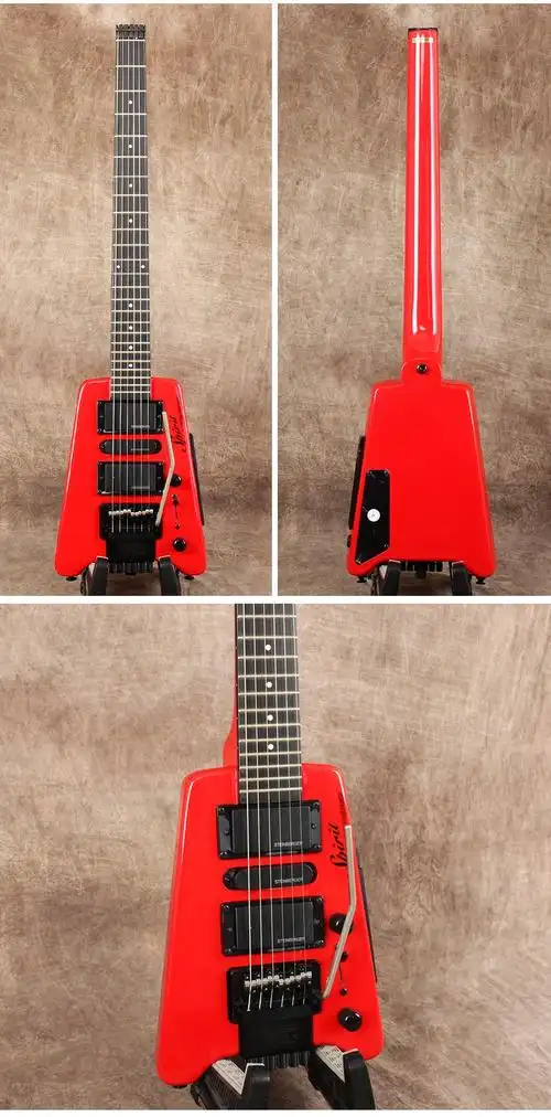 施坦博格 steinberger/斯坦伯格黄贯中无头便携式迷你旅行电吉他电