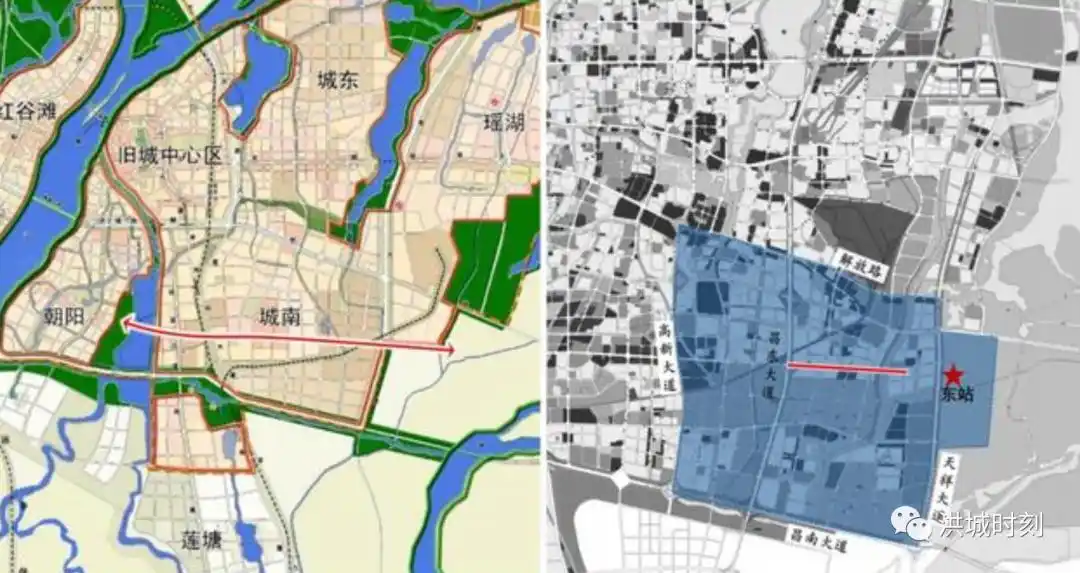 150亩南昌东站片区将首拍地67广州路东延详细规划出炉今年6月动工