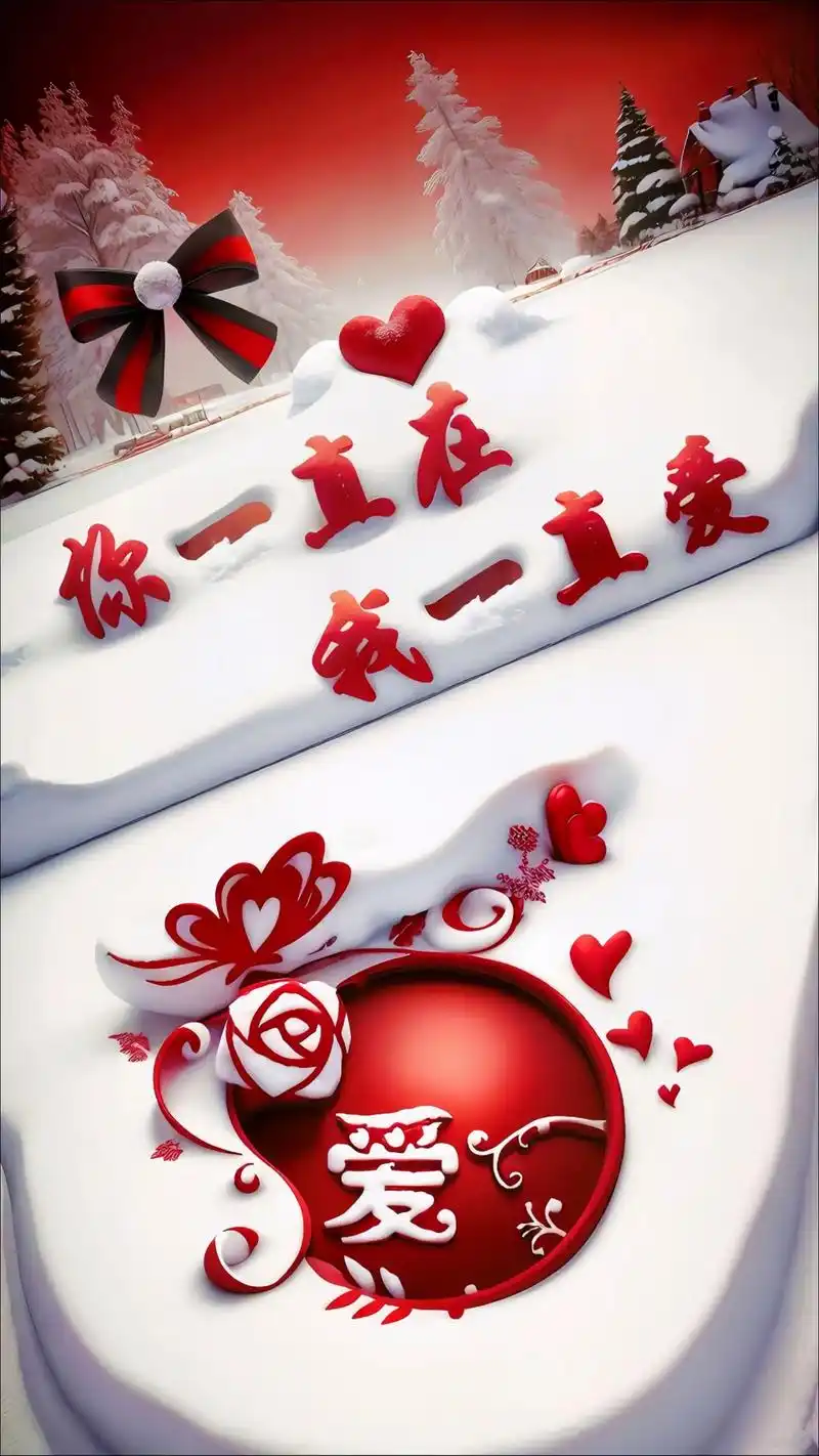 雪之恋——一生只爱你一人#发给你喜欢的人吧 #你若一直在我便 - 抖音