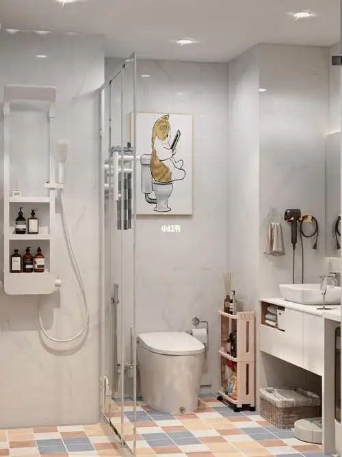 卫生间设计丨小户型洗澡洗衣一步到位