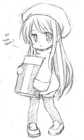 简笔画漫画少女 简笔画漫画少女双马尾