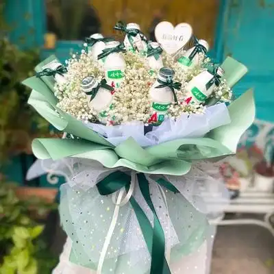 石家庄市沧州唐山秦皇岛承德网红啤酒花束科罗娜礼盒鲜花送男女友