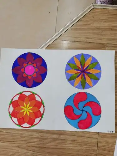 用圆设计漂亮得图案