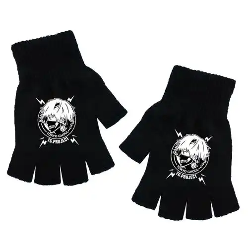 明日方舟保暖半指手套 二次元动漫周边明日fate贞德学生男女保暖半指