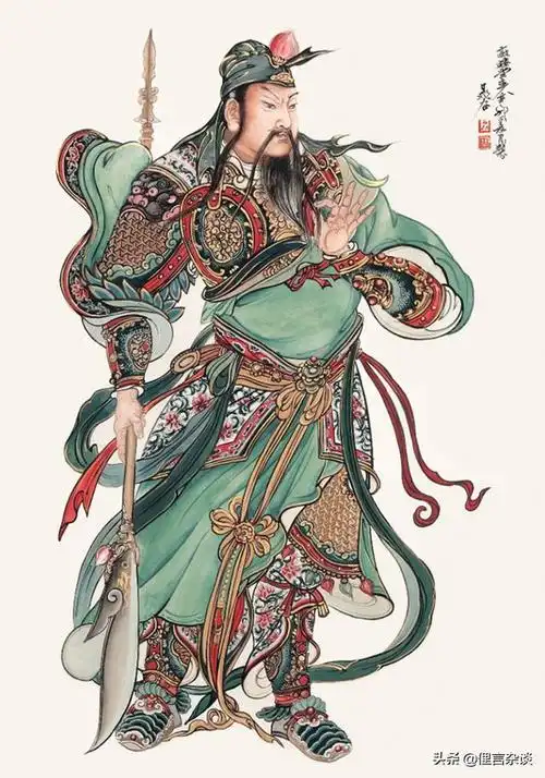 武圣关羽关云长,手擎青龙偃月刀,这把青龙偃月刀的刀锋的朝向有什么