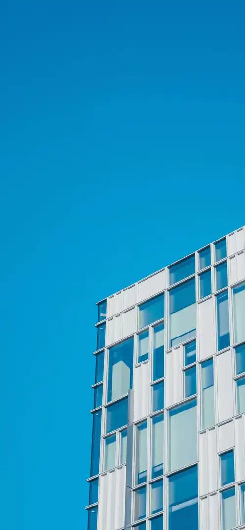 蓝色系全面屏微信聊天壁纸_背景