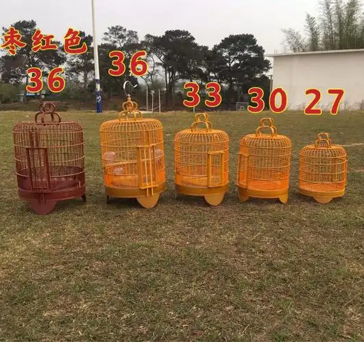 鸟笼广式画眉画眉鸟塑料竹制直径全套套包5年鸟笼