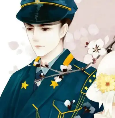 民国风手绘风制服系列男头像