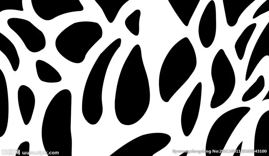 奶牛皮纹路花纹背景