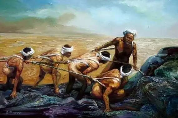 间的鲜明对比,同时,"上征"点明是逆水行船,与下文"拖船一何苦"相照应