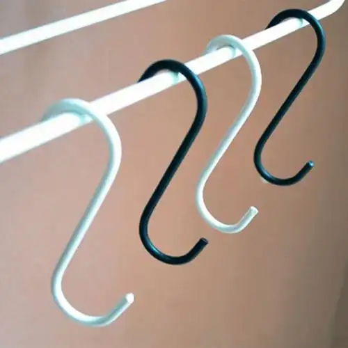 桃源阁欧式铁艺s型挂钩 s型便利挂衣钩 挂勾s型 便携金属挂钩批发