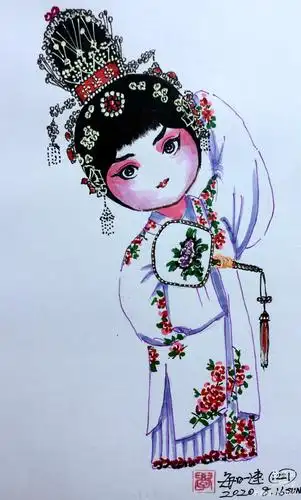 【学画】京剧人物