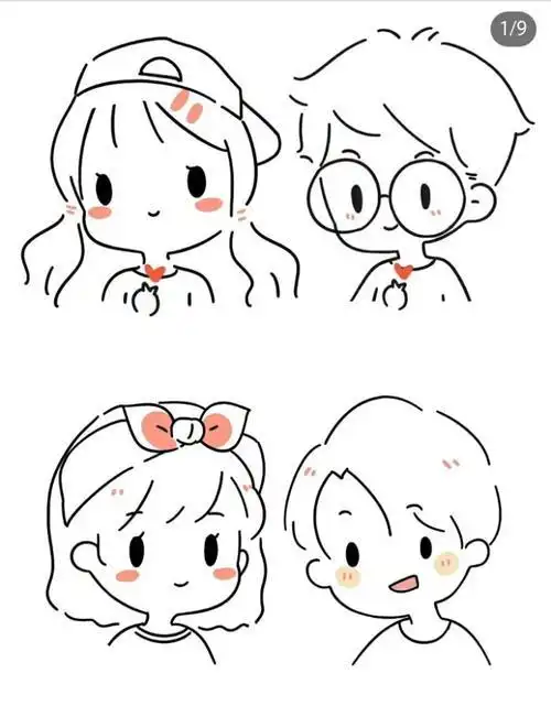 ins简笔画-堆糖美好生活研究所