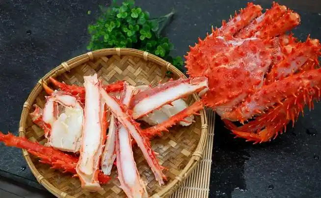 智利熟冻对剖帝王蟹脚