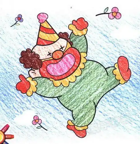 小丑简笔画怎么画