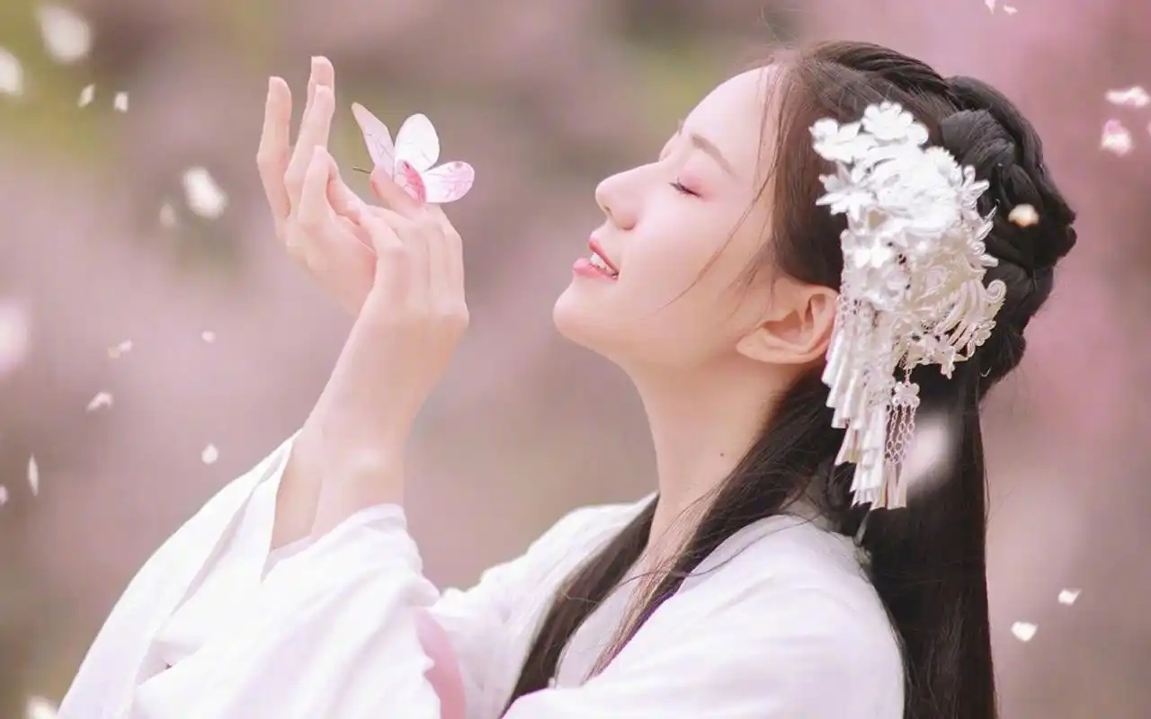 仙气十足古装美女养眼写真图片桌面壁纸高清大图预览1920x1200_美女