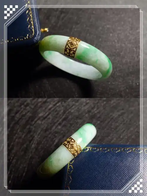 珠宝设计镶嵌翡翠手镯修复花纹款式