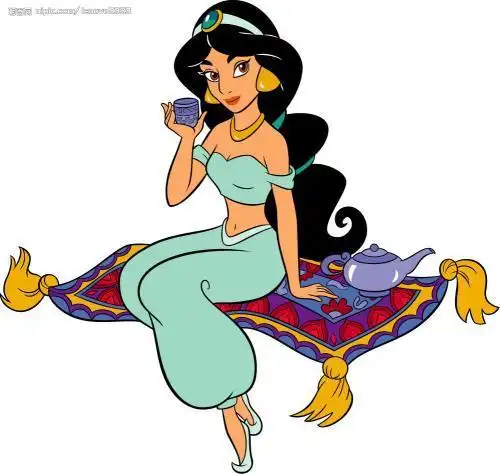 阿拉丁与神灯漫画简笔画色彩画茉莉公主阿拉丁神灯简笔画合集10阿拉丁