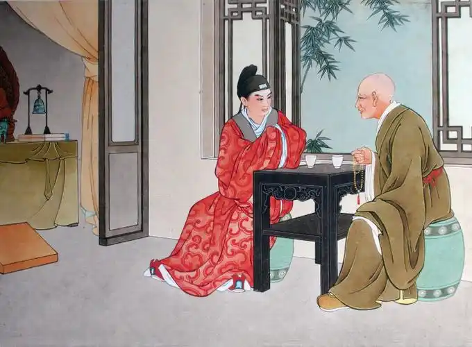 《西厢记》工笔画